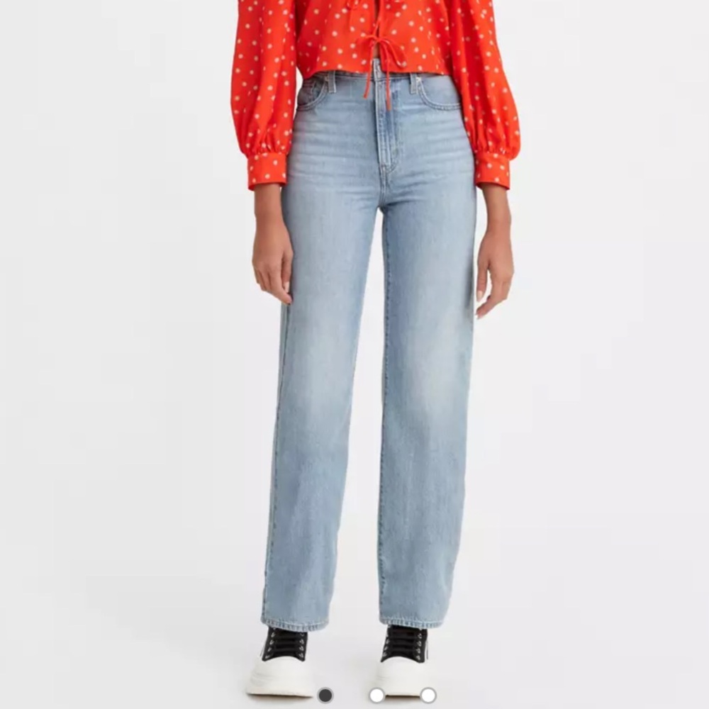 Levi's Light Blue Straight Leg Jeans
